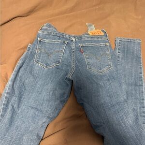 adidas Women's Light Blue Straight Leg Jeans